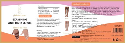 Examining Anti-darkserum (1 Product Labeling)